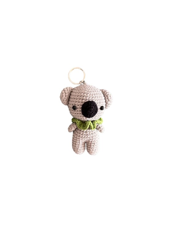 Gamay Group El Yapımı Amigurumi Koala Anahtarlık - Sevimli Amigurimi Çizgi Film Karakteri Oyuncak