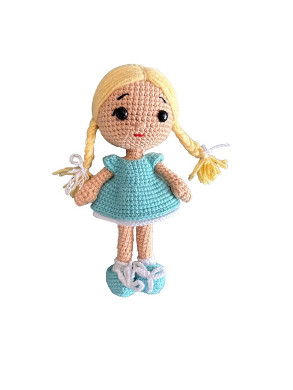 Gamay Group El Örgüsü Amigurumi Mavi Renk Bitmiş Bebek