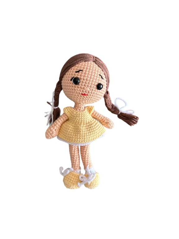 Gamay Group El Örgüsü Amigurumi Sarı Renk Bitmiş Bebek